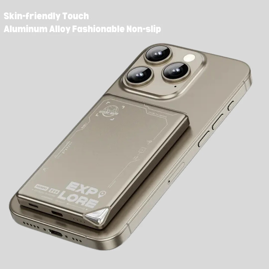 WiWU Wi-P019 Ultra-Thin 5,000mAh 0.3in Slim Mag-safe Battery Pack, Mini Thin Wireless Power Bank with PD 20W Two Way USB-C Charging WiWU Wi-P019 Ultra-Thin 5,000mAh 0.3in Slim Mag-safe Battery Pack, Mini Thin Wireless Power Bank with PD 20W Two Way USB-C Charging